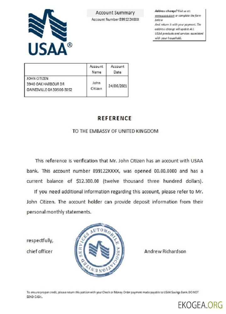 USA , USAA , référence template
